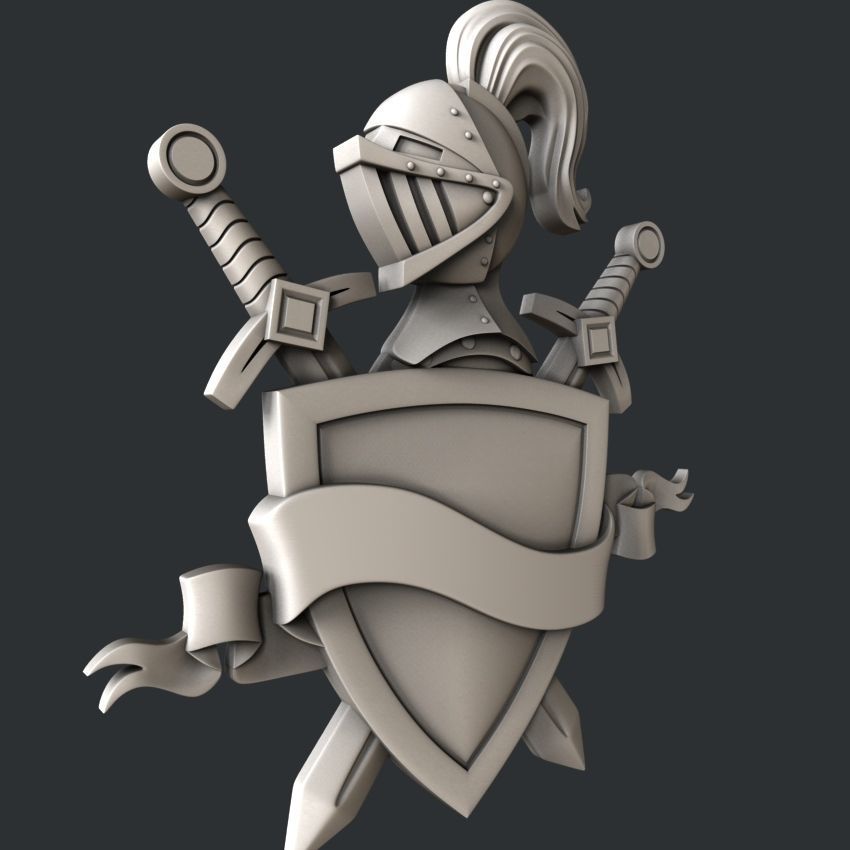 3d STL models for CNC set knight 3D model_7