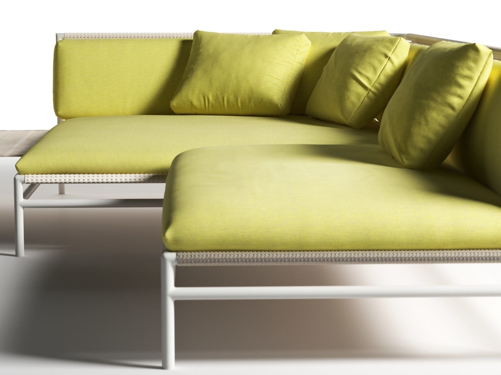 Canvas Sofa 3D model_1
