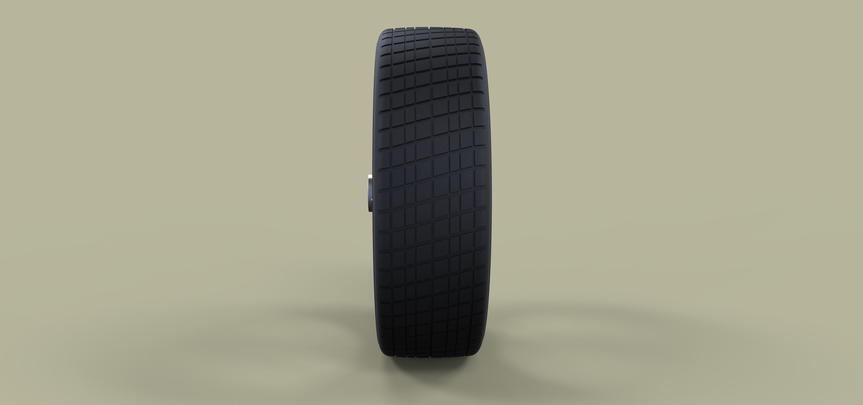Wheel with spokes 3D model_2