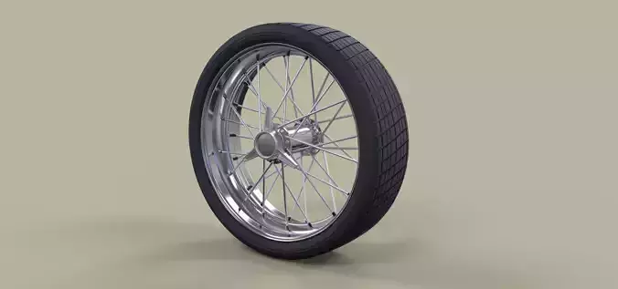 Wheel with spokes
