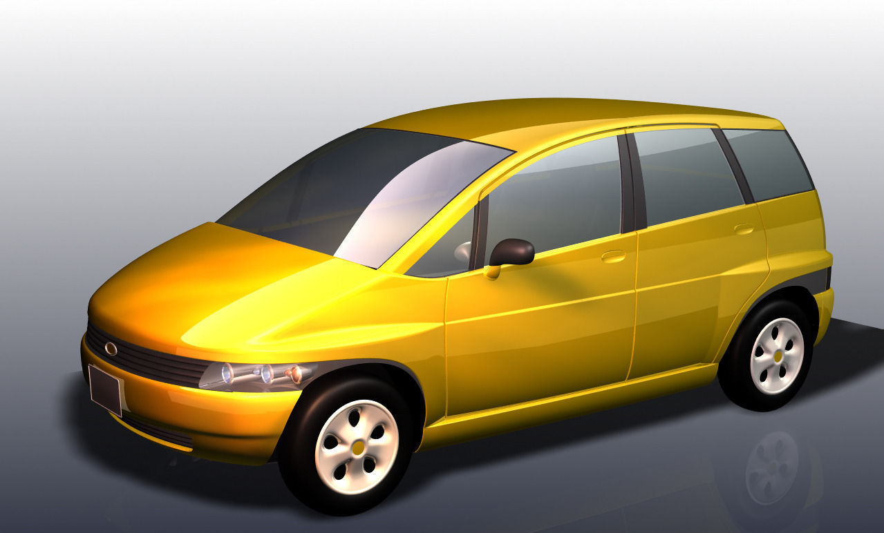 3D SmallSedanAS1 IGES CGTrader