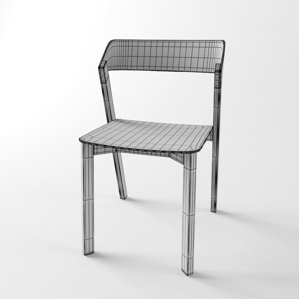 Merano Chair 3D model_3