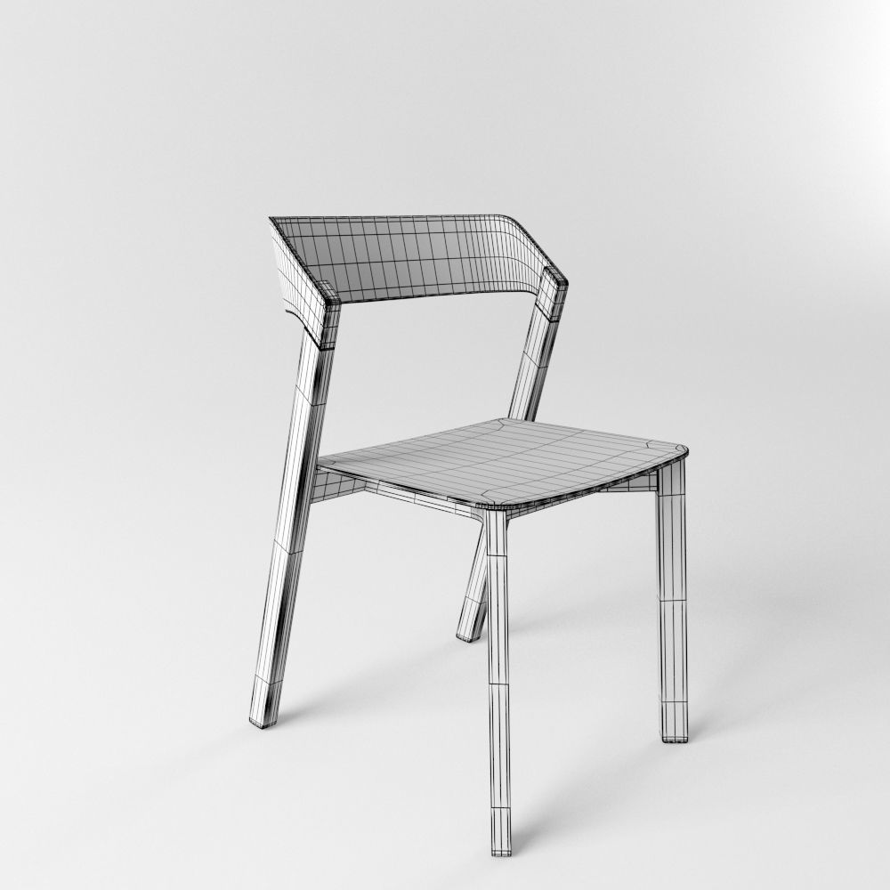 Merano Chair 3D model_4