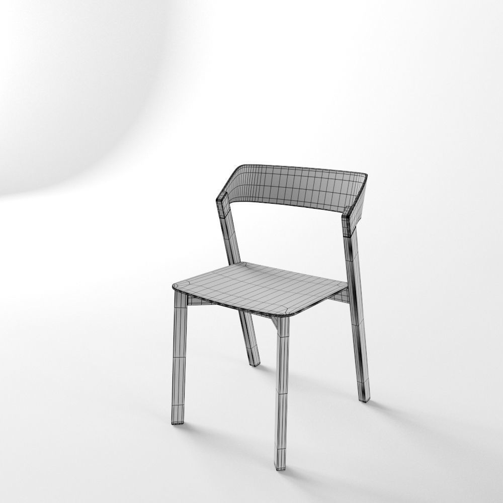 Merano Chair 3D model_5