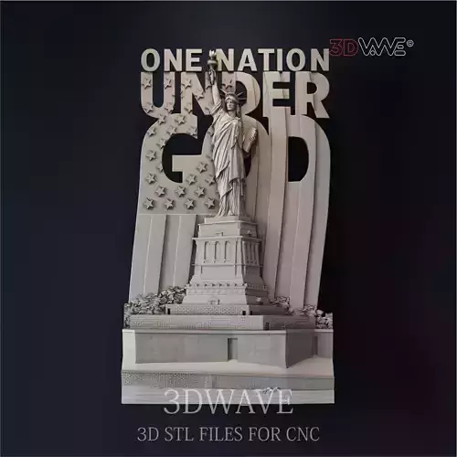 STATUE OF LIBERTY 3d stl files for CNC