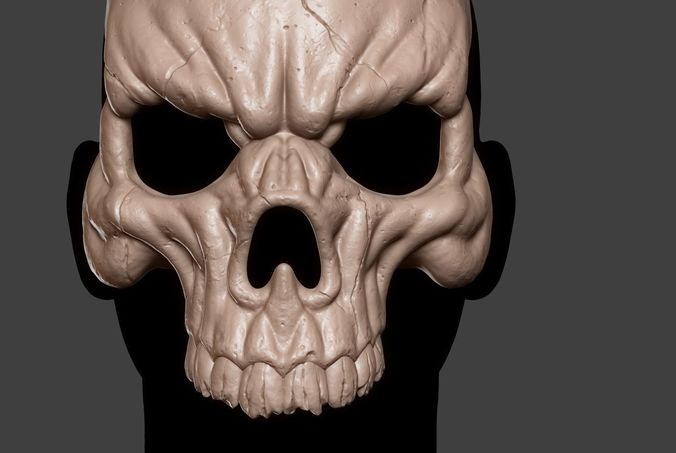 Skull Mask 9 3D print model