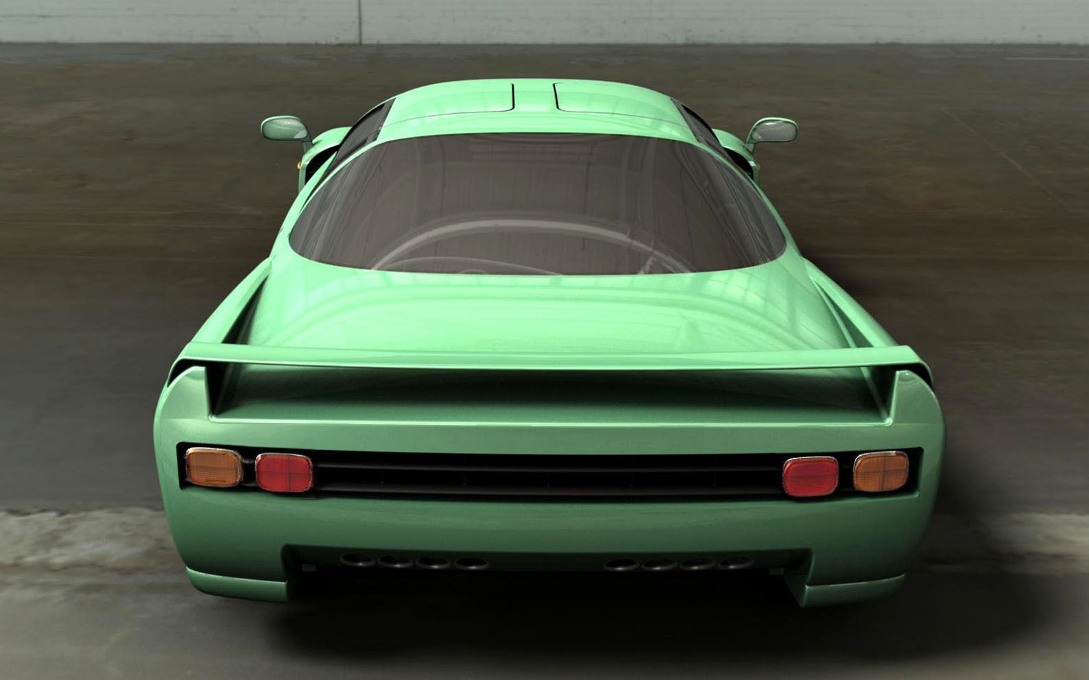 LMPStreetAS1 sports car Free 3D model_8