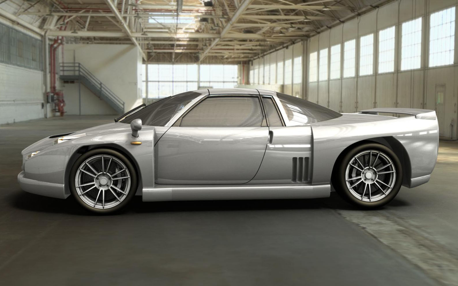 LMPStreetAS1 sports car Free 3D model_4