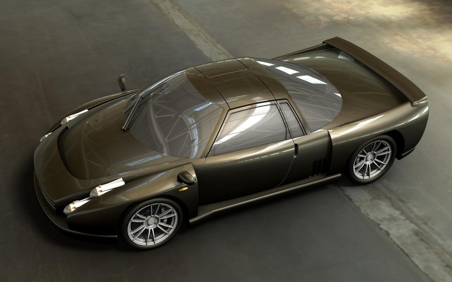 LMPStreetAS1 sports car Free 3D model_1