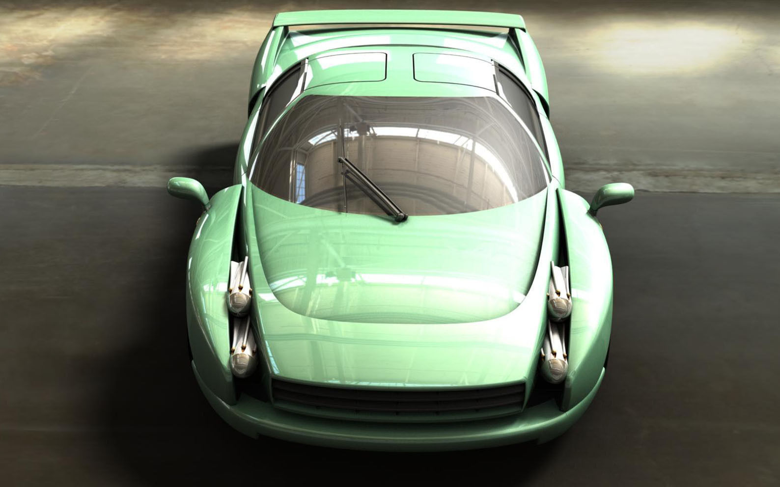 LMPStreetAS1 sports car Free 3D model_7