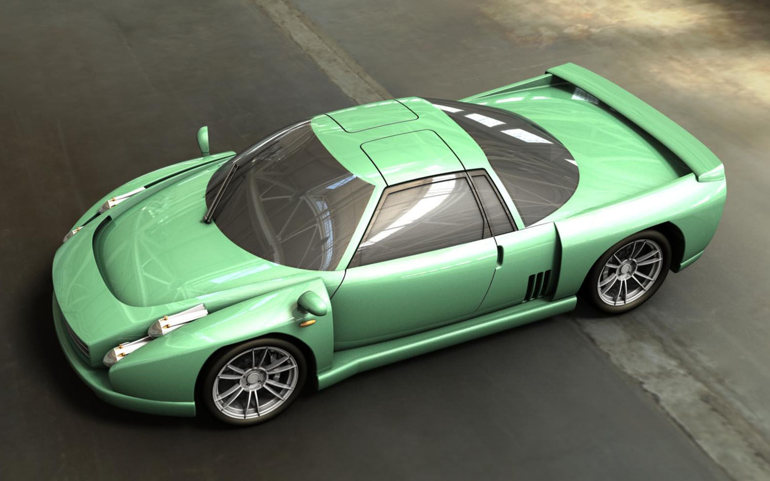 LMPStreetAS1 sports car Free 3D model_2