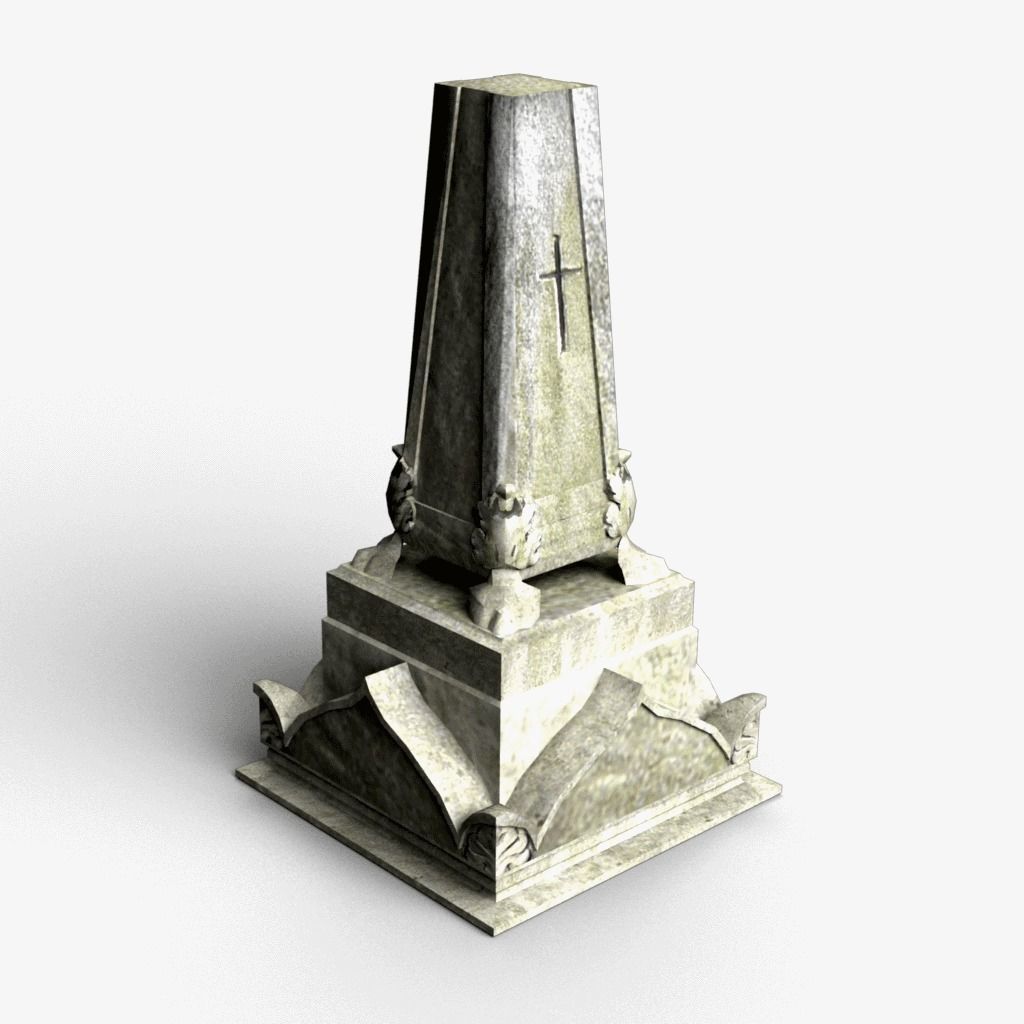 Tombstones 3D Model Collection_1