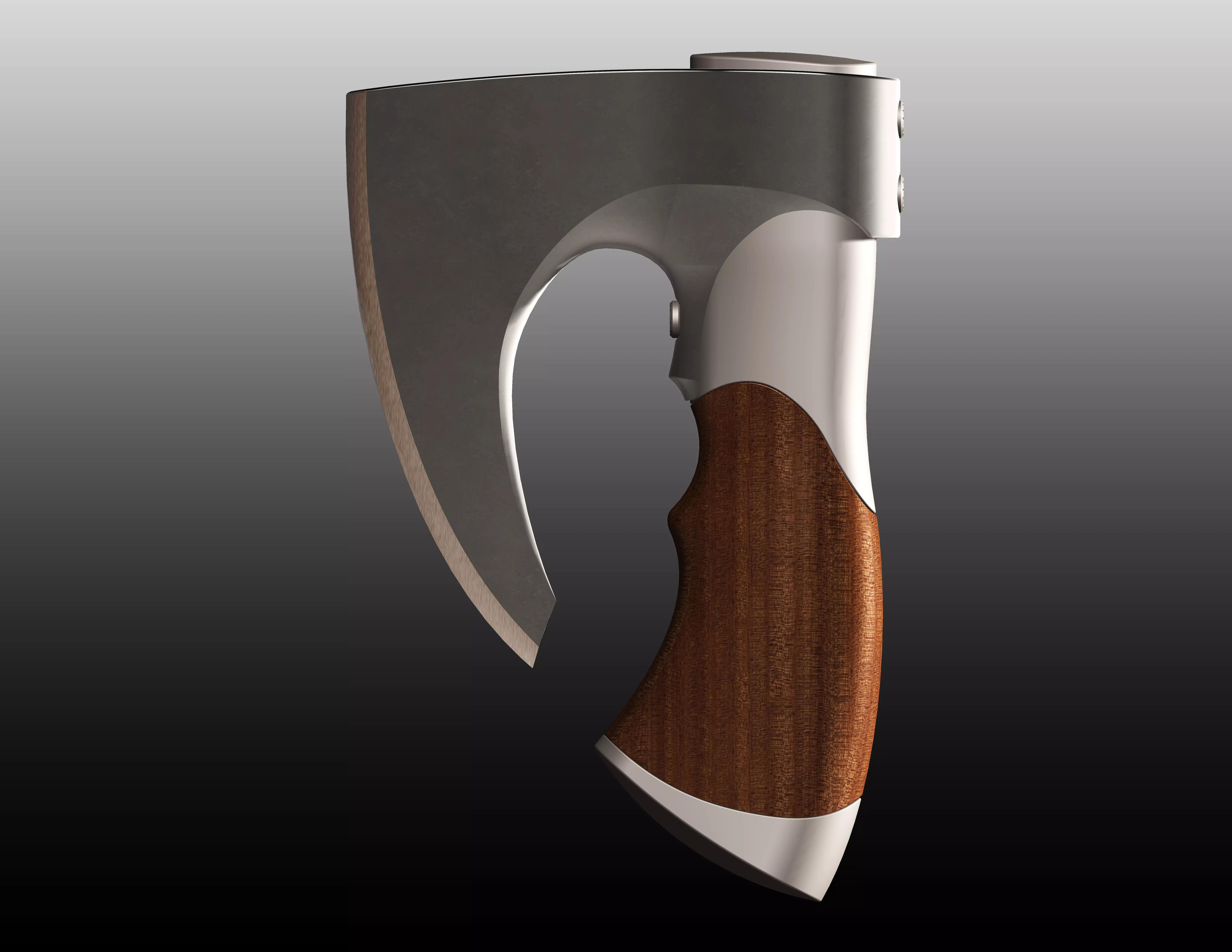 Hatchet axe 3D print model_0