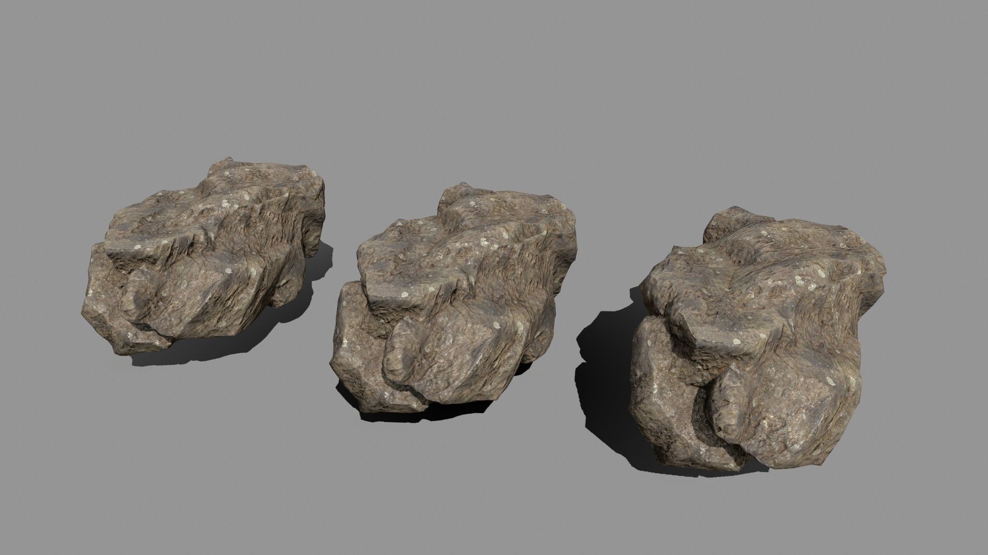 desert rocks  Low-poly 3D model_21