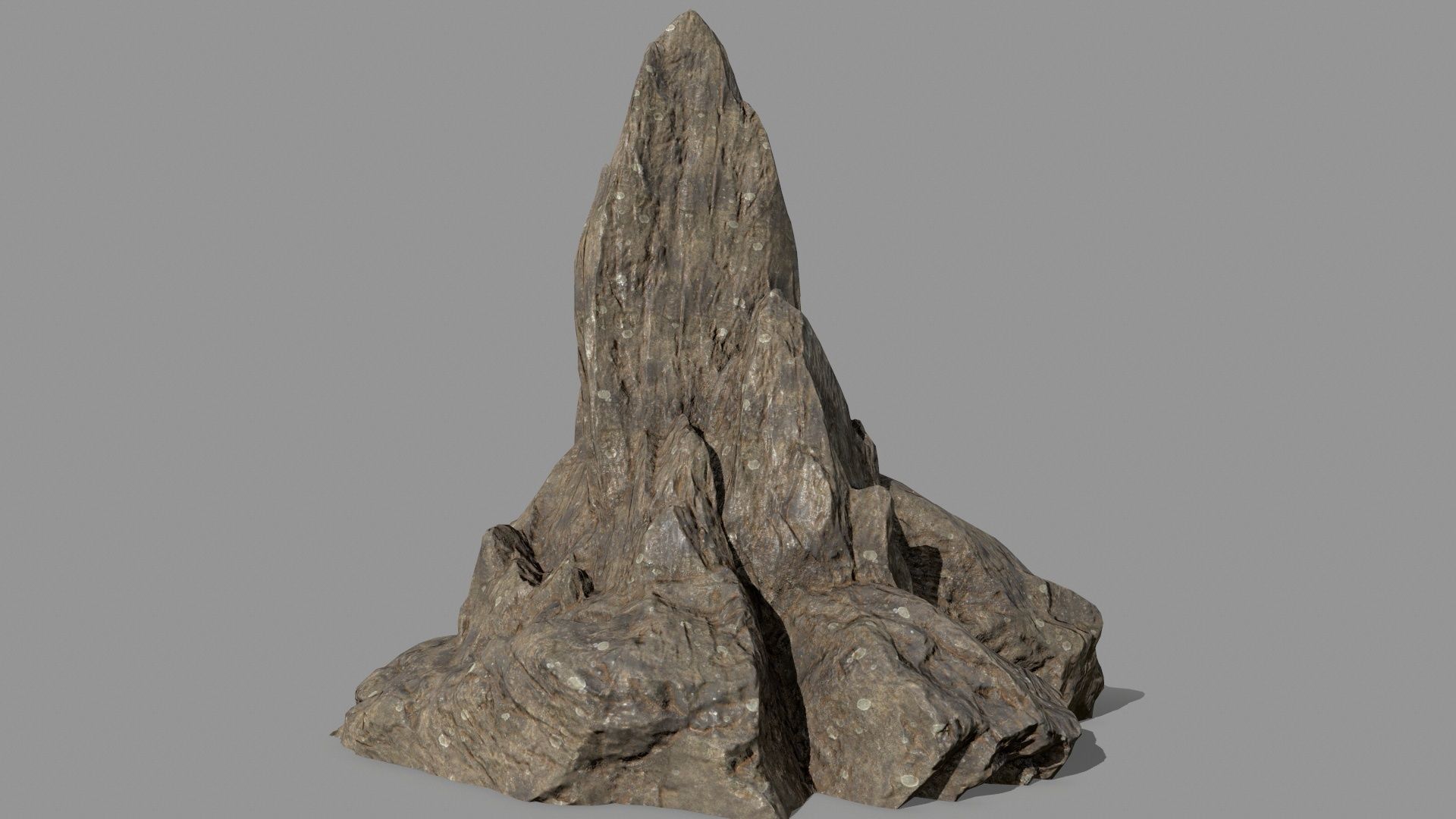 desert rocks  Low-poly 3D model_10