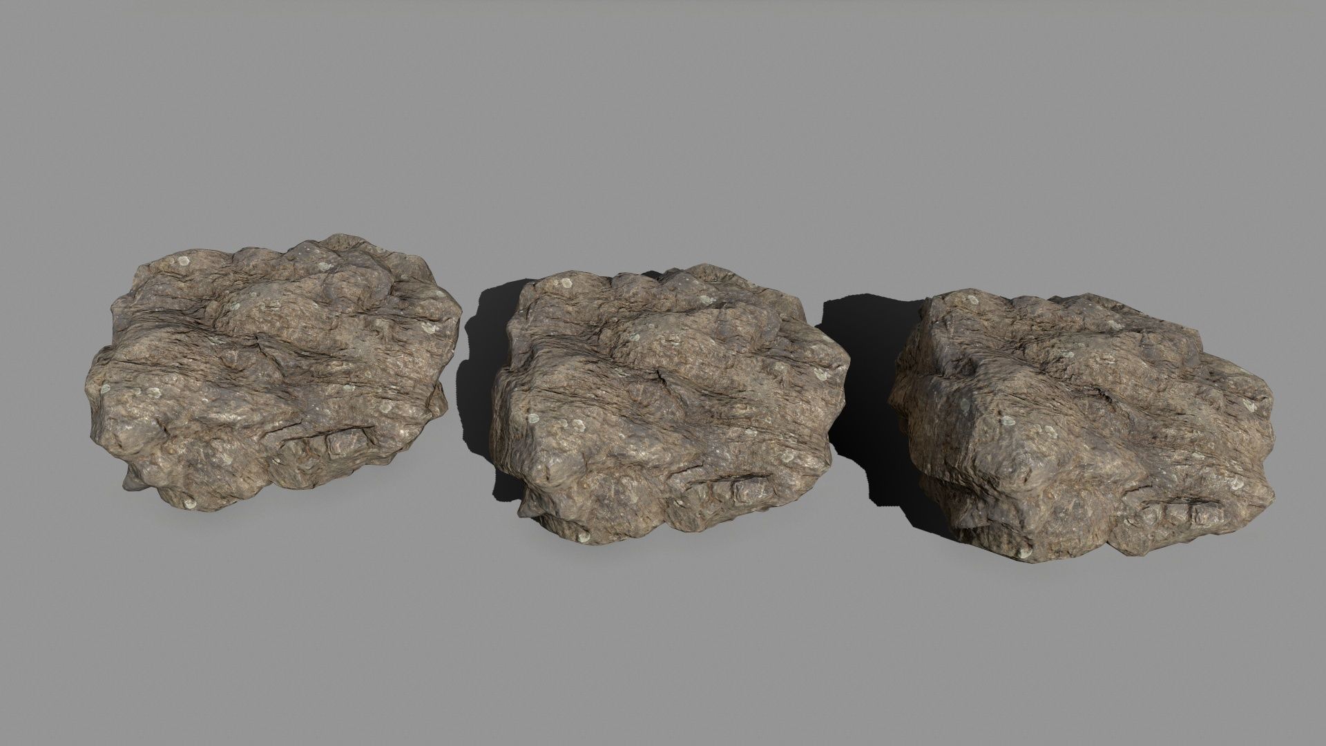 desert rocks  Low-poly 3D model_18
