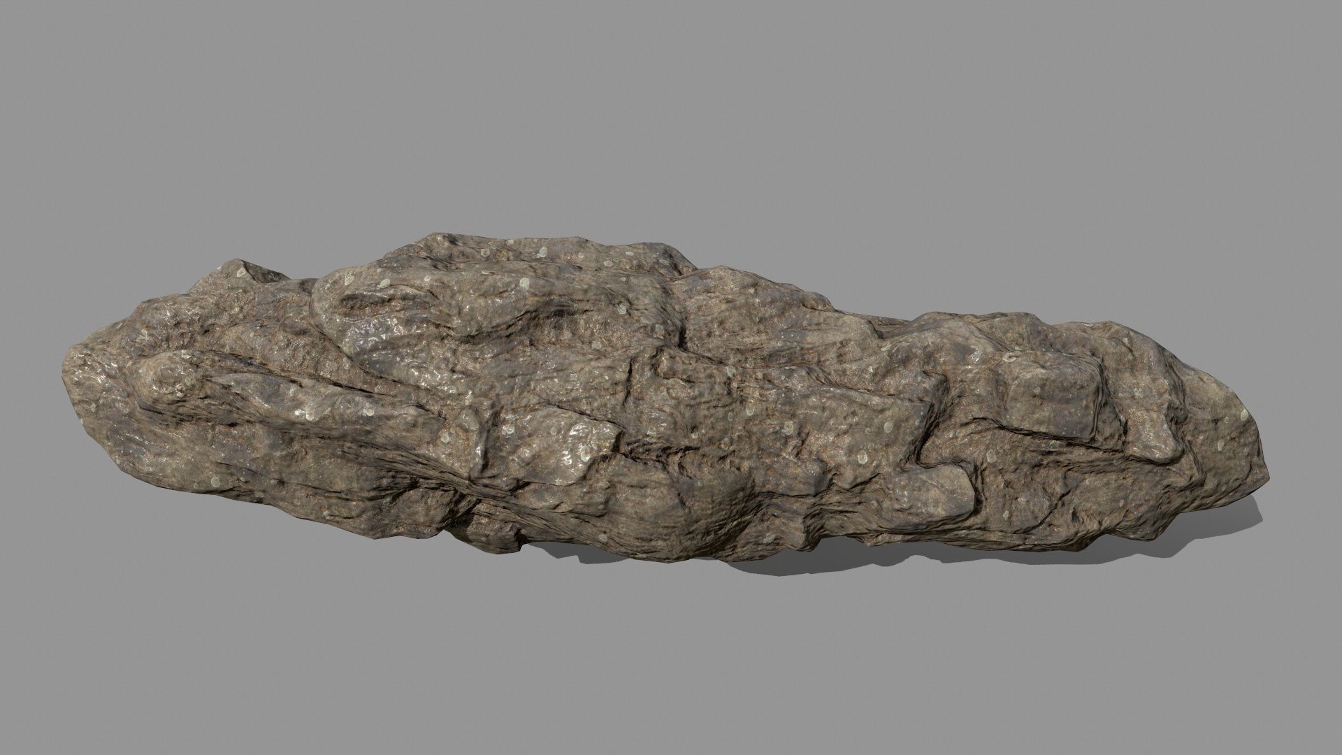 desert rocks  Low-poly 3D model_6