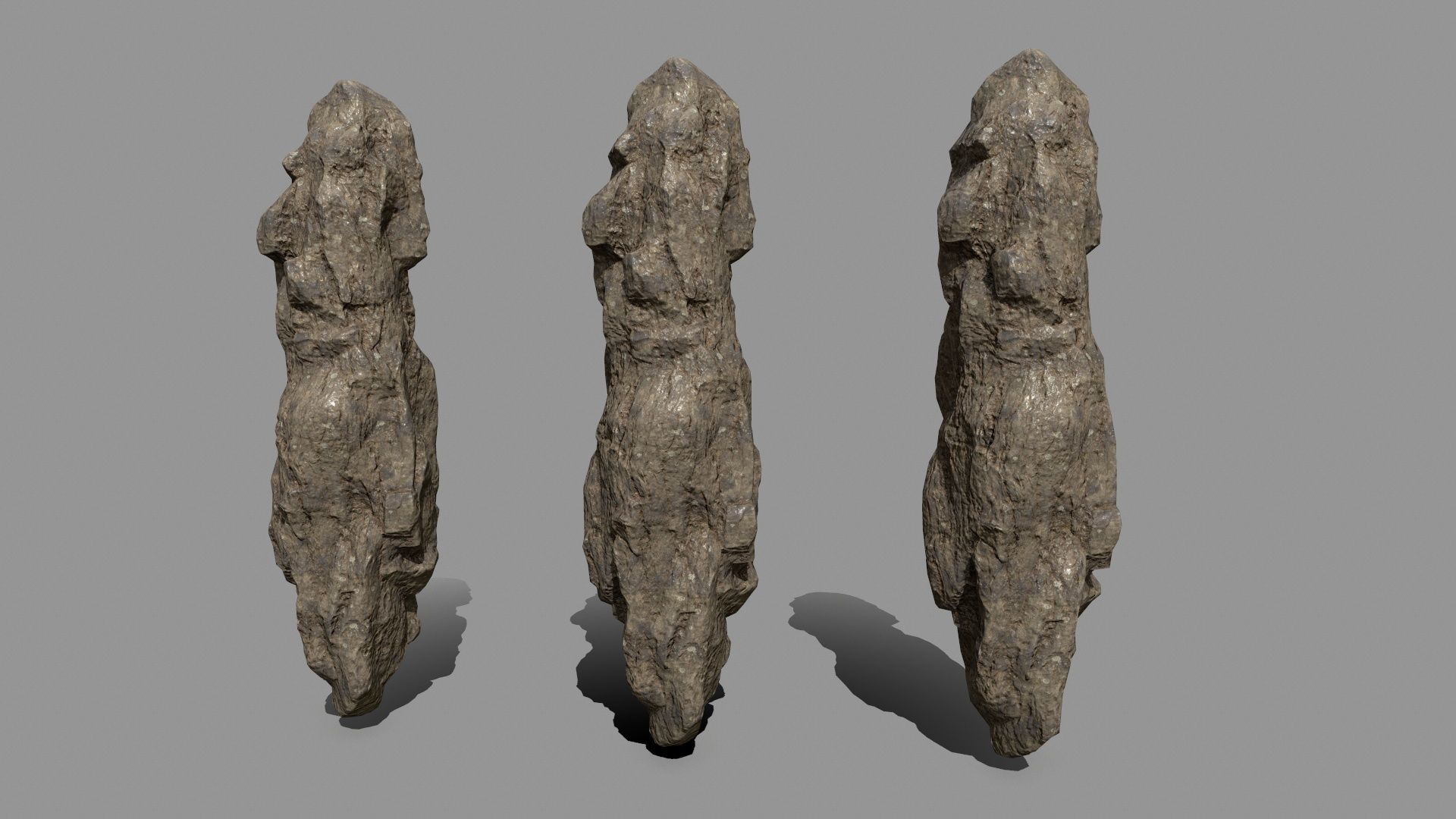 desert rocks  Low-poly 3D model_24