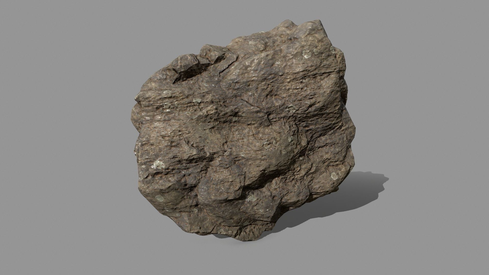 desert rocks  Low-poly 3D model_9