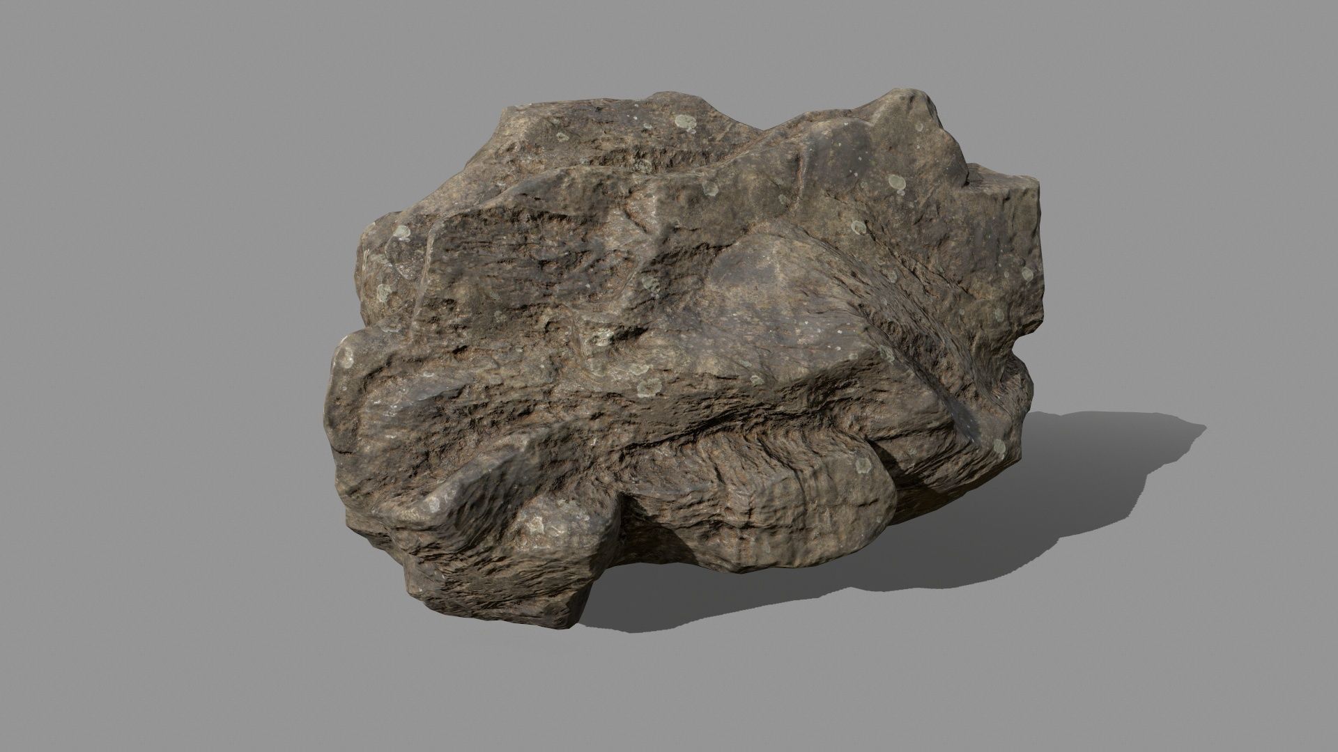 desert rocks  Low-poly 3D model_8