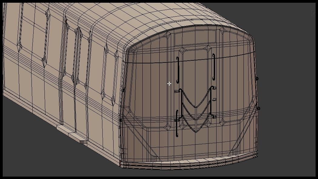 NYC subway car R211 3D model_8