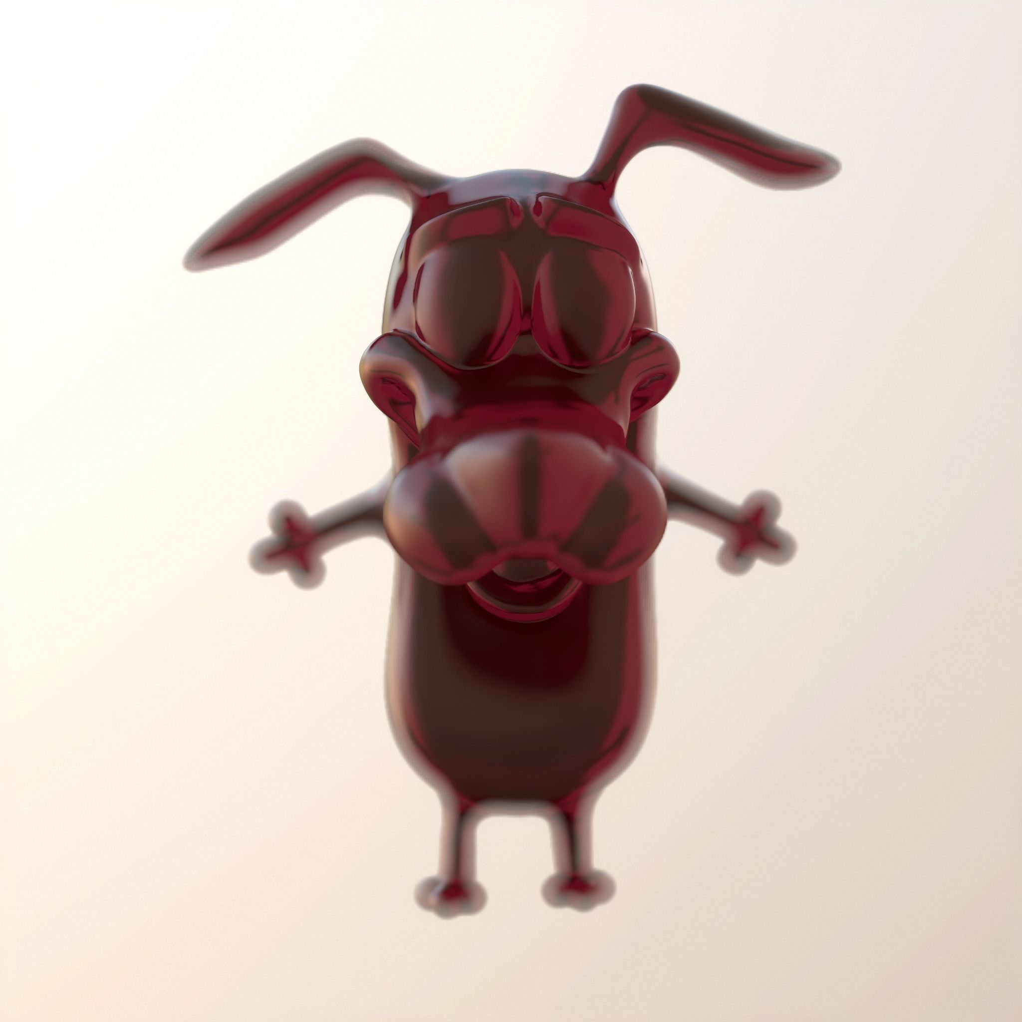 Courage the Cowardly Dog 3D print model_2