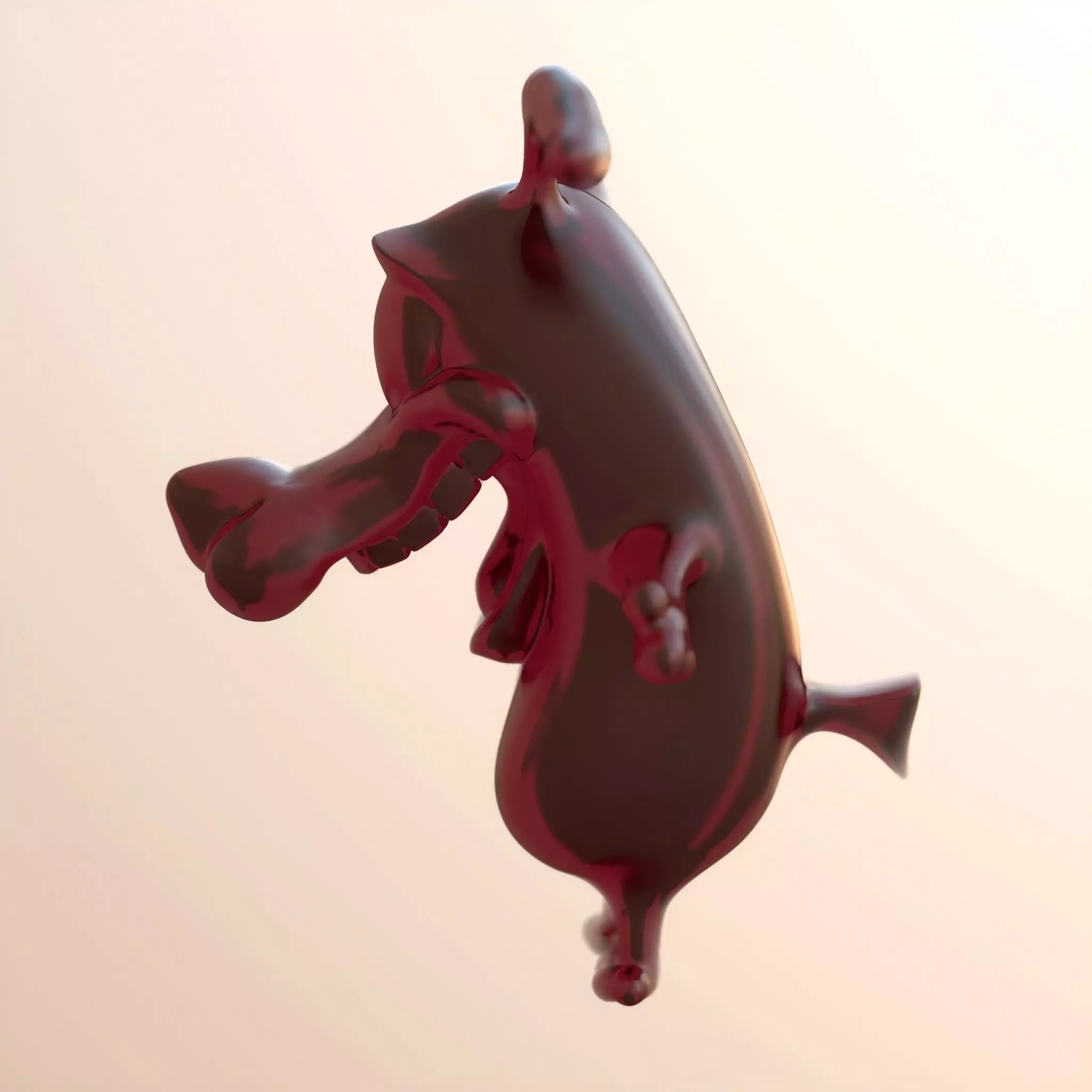 Courage the Cowardly Dog 3D print model_0