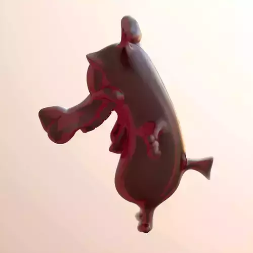 Courage the Cowardly Dog 3D print model