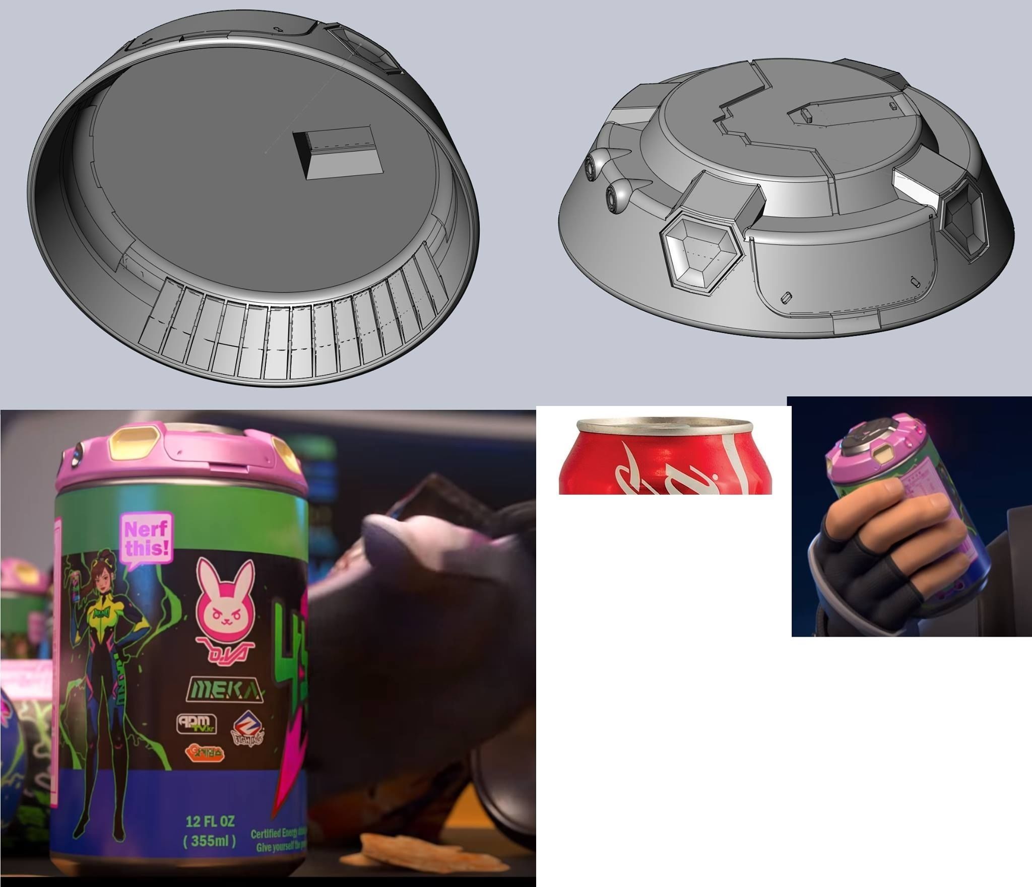 DVa Cinematic Soda Can Attachable Lid  3D print model_6
