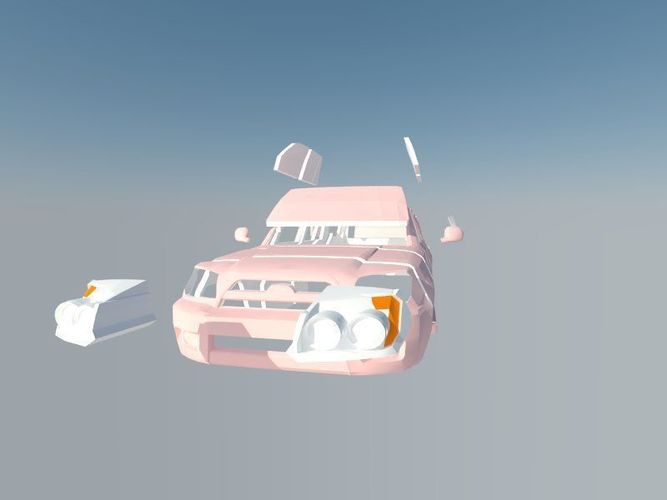 Toyota 4runner 3D print model