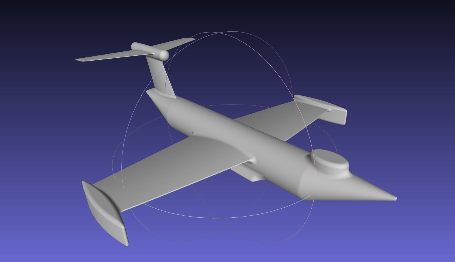 Basic Ekranoplan Inspired Ground Effect Plane 3D print model_3