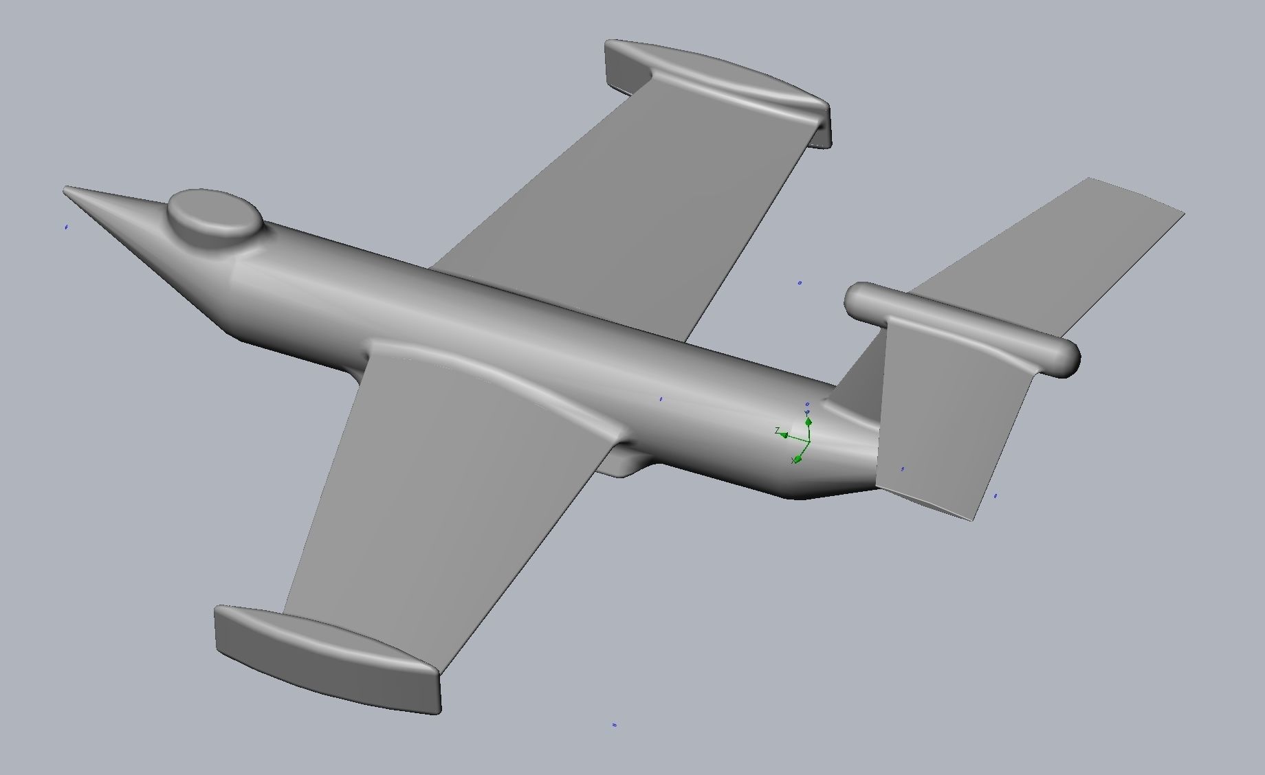Basic Ekranoplan Inspired Ground Effect Plane 3D print model_5