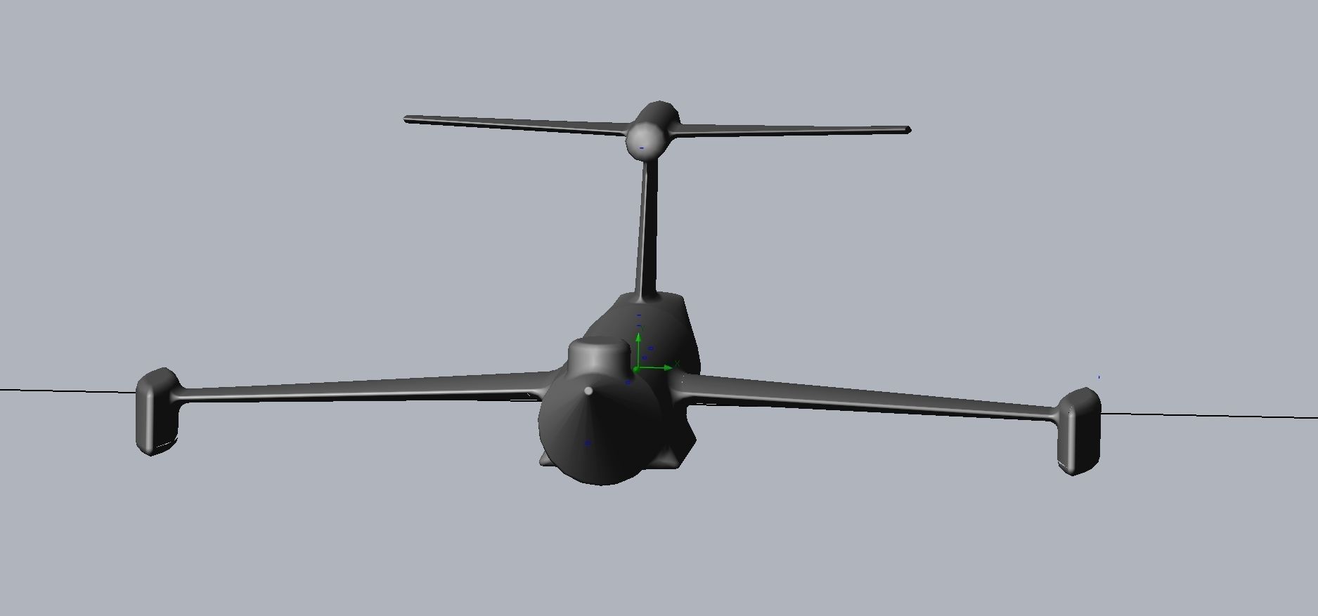 Basic Ekranoplan Inspired Ground Effect Plane 3D print model_2