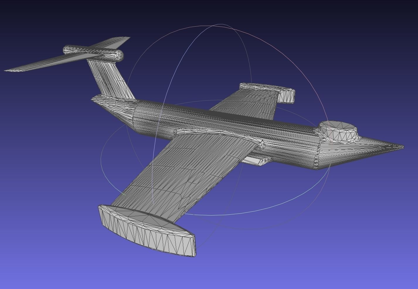 Basic Ekranoplan Inspired Ground Effect Plane 3D print model_10