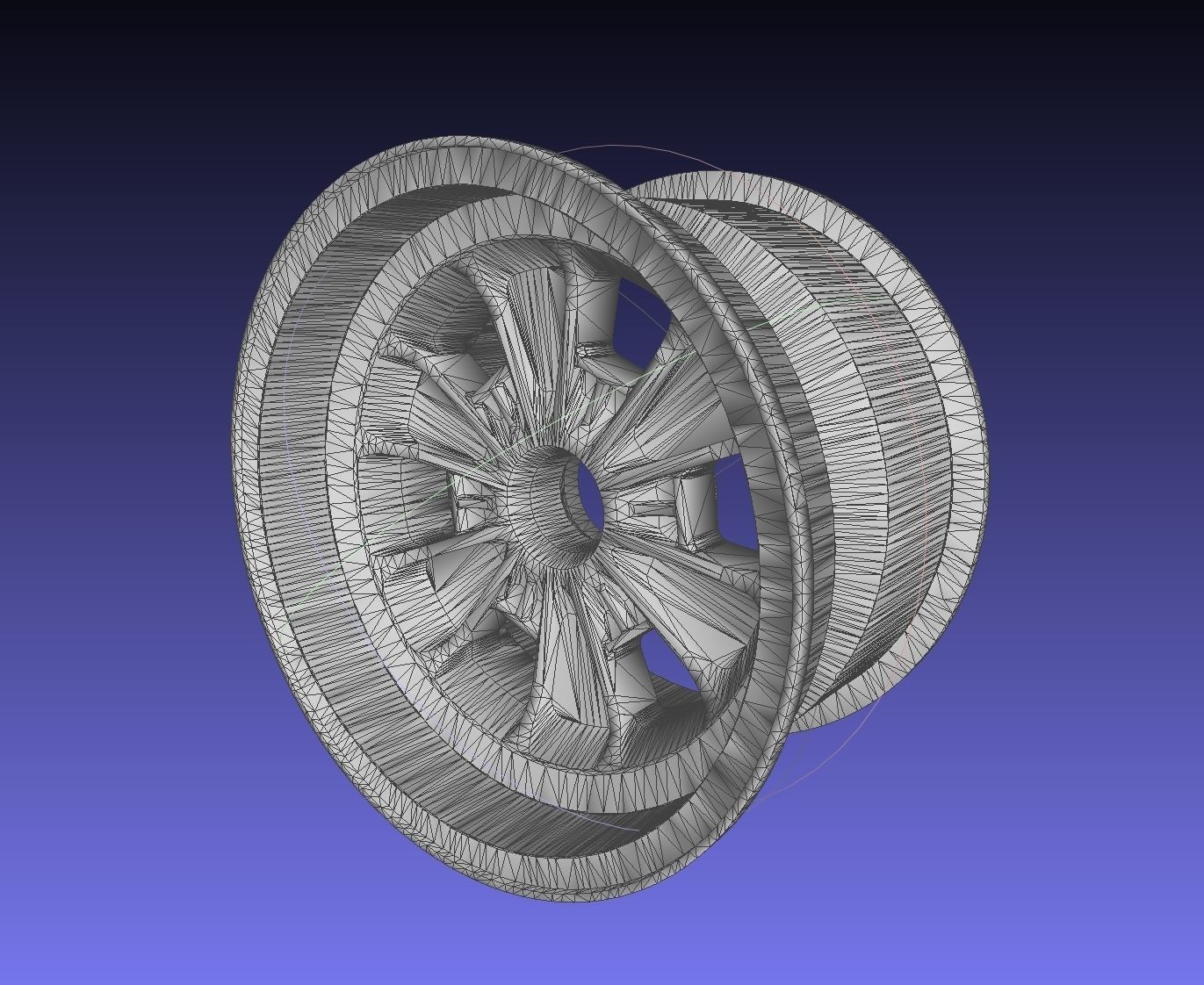 289 FIA Daytona Coupe Model Car Wheels 3D print model_17
