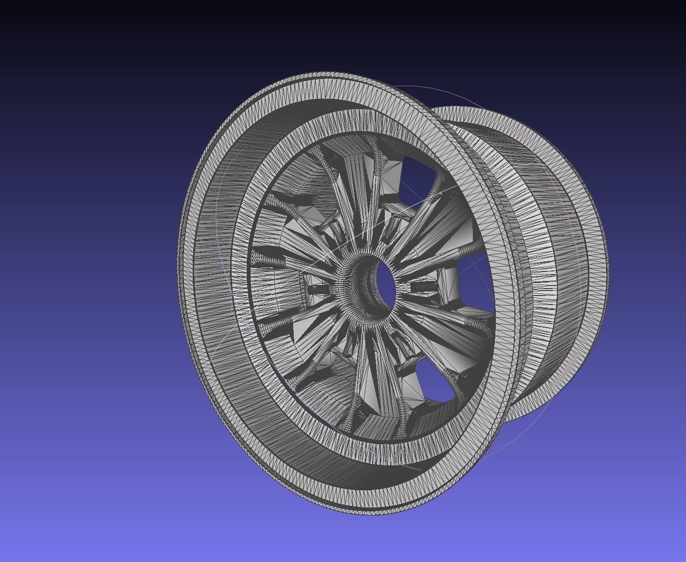 289 FIA Daytona Coupe Model Car Wheels 3D print model_18