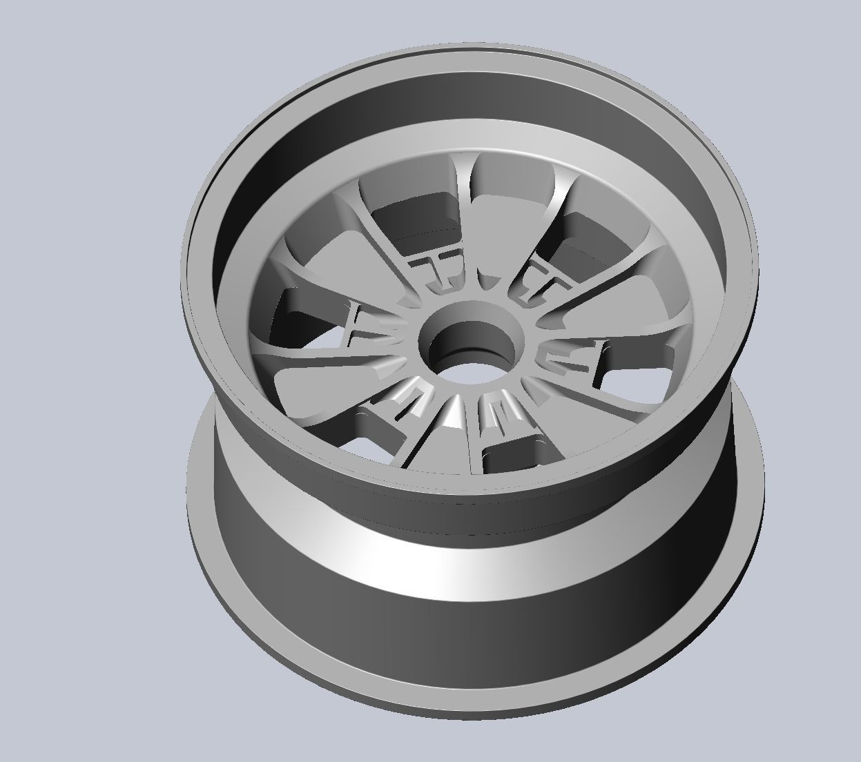 289 FIA Daytona Coupe Model Car Wheels 3D print model_9