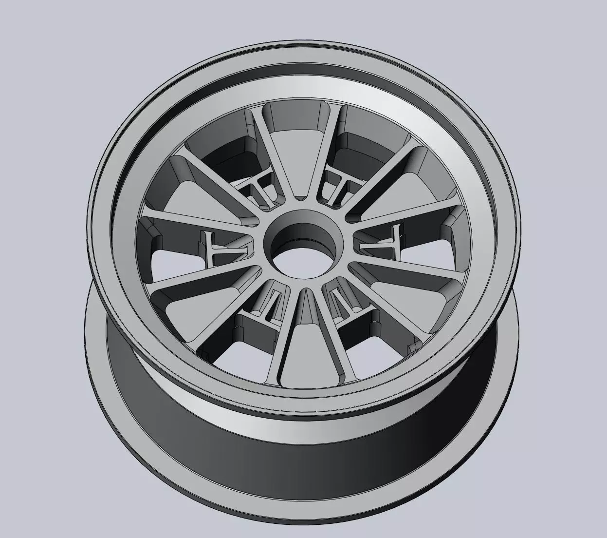 289 FIA Daytona Coupe Model Car Wheels 3D print model_0