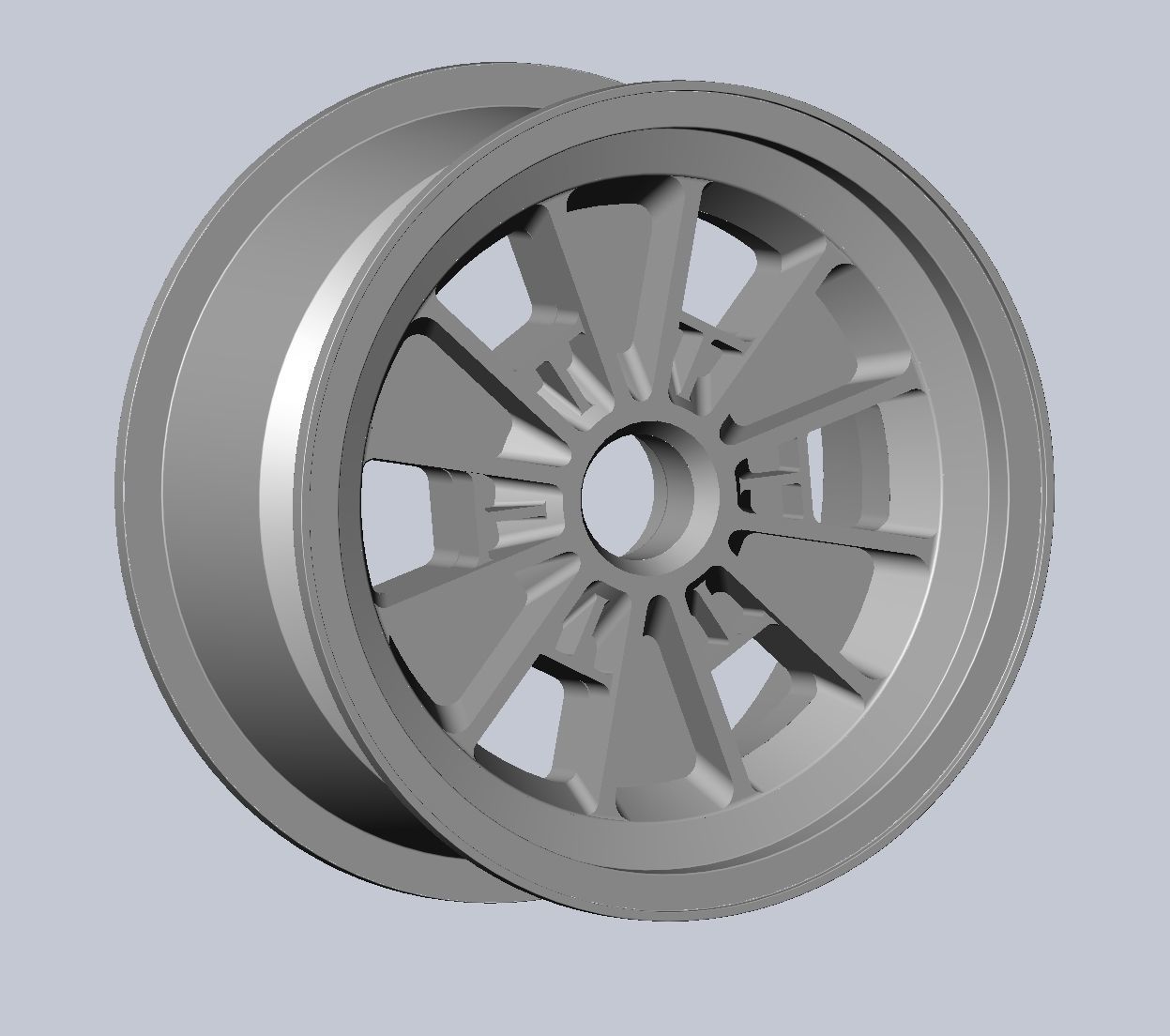 289 FIA Daytona Coupe Model Car Wheels 3D print model_10