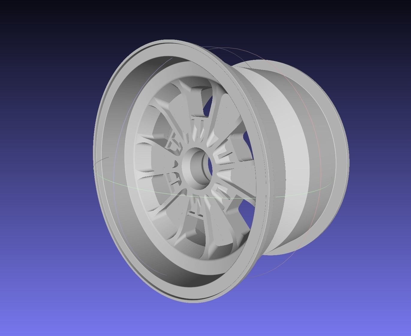 289 FIA Daytona Coupe Model Car Wheels 3D print model_15
