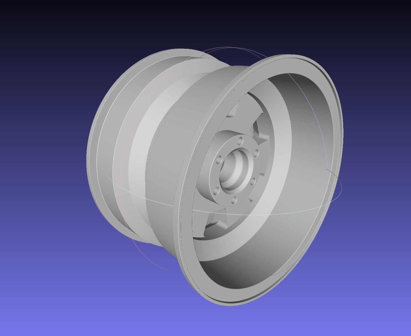 289 FIA Daytona Coupe Model Car Wheels 3D print model_14
