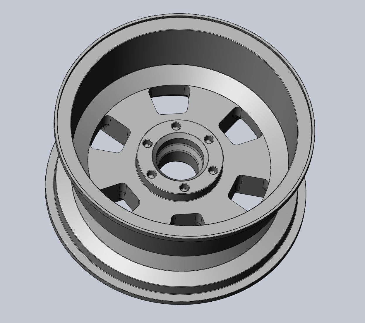 289 FIA Daytona Coupe Model Car Wheels 3D print model_1