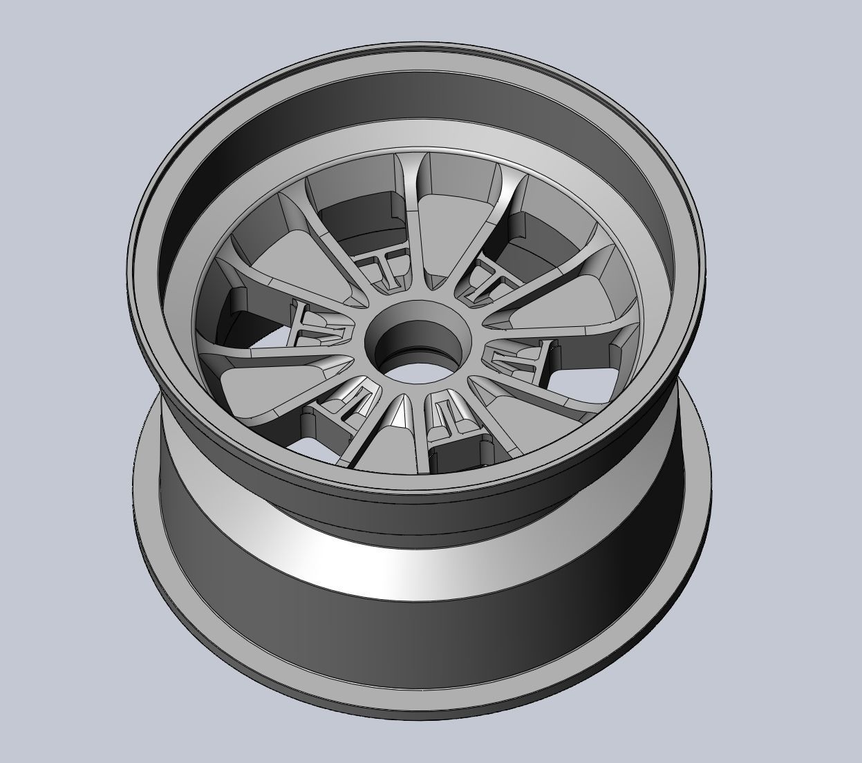 289 FIA Daytona Coupe Model Car Wheels 3D print model_11