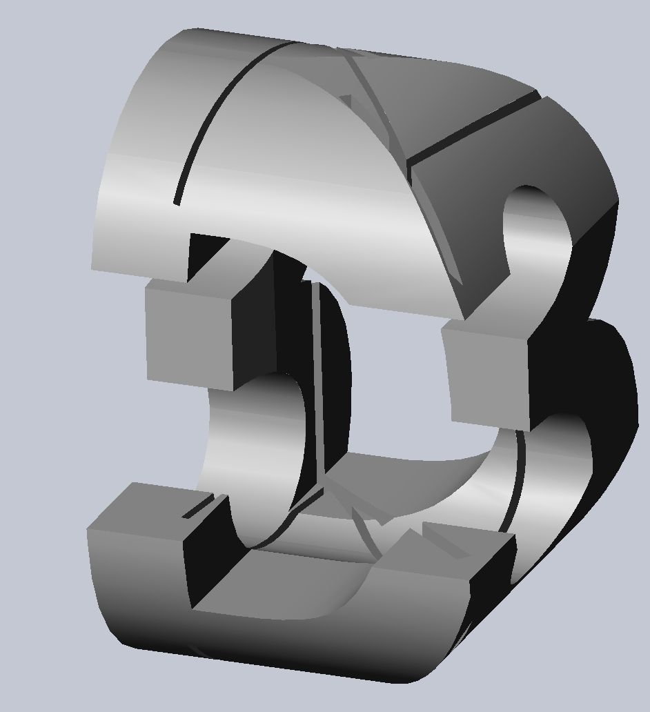 3D Logo Perspective Puzzle  3D print model_7