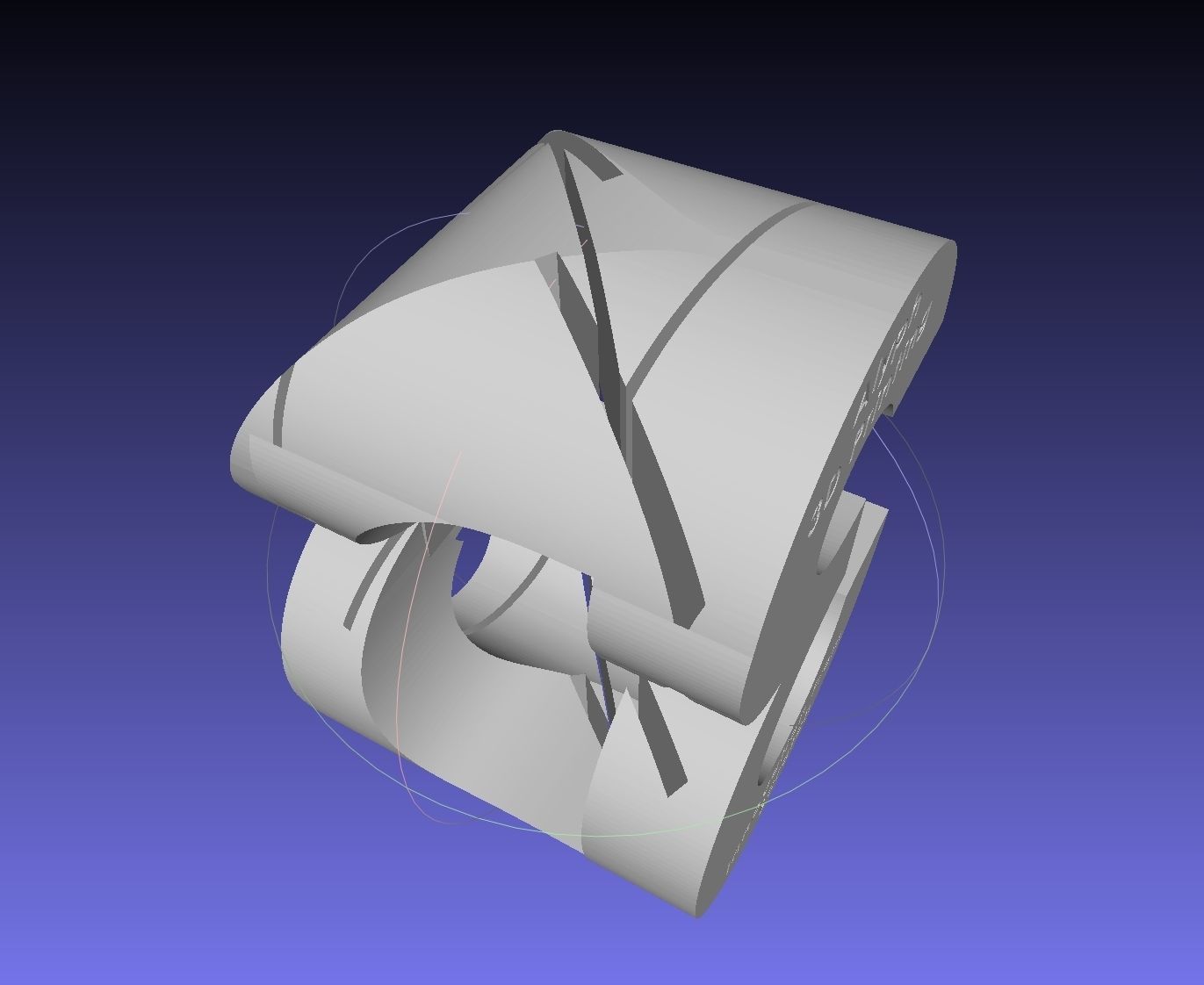 3D Logo Perspective Puzzle  3D print model_11