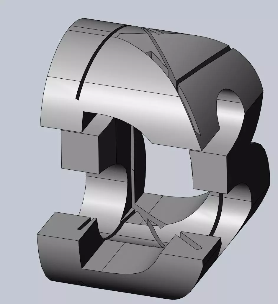 3D Logo Perspective Puzzle  3D print model_0