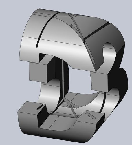 3D Logo Perspective Puzzle  3D print model