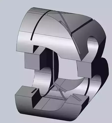 3D Logo Perspective Puzzle  3D print model