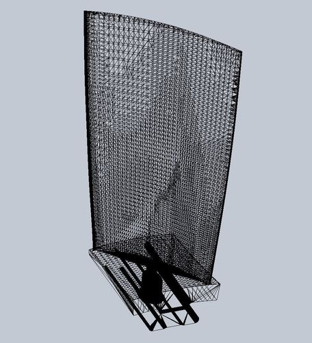Turbine Blade Desk Model 3D print model
