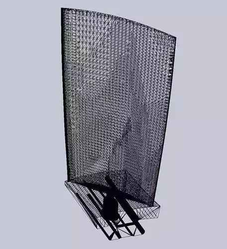 Turbine Blade Desk Model 3D print model